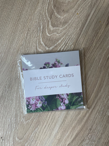 Bible Study Card Set
