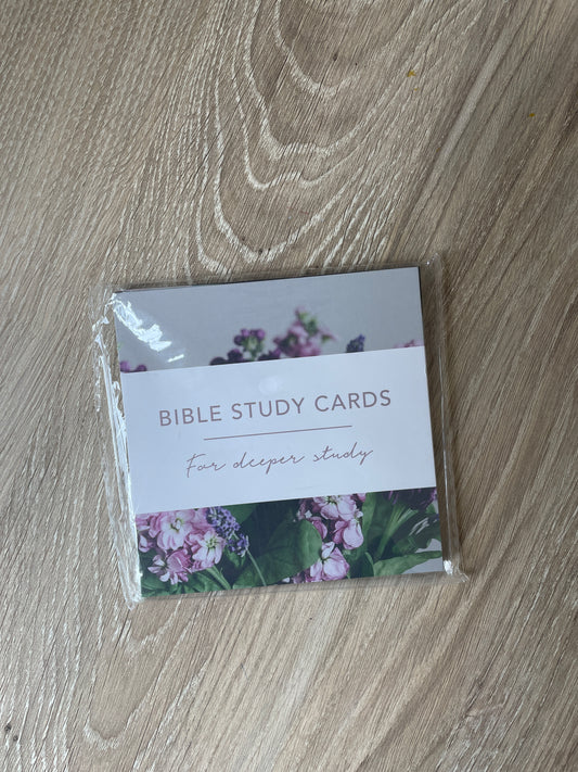 Bible Study Card Set