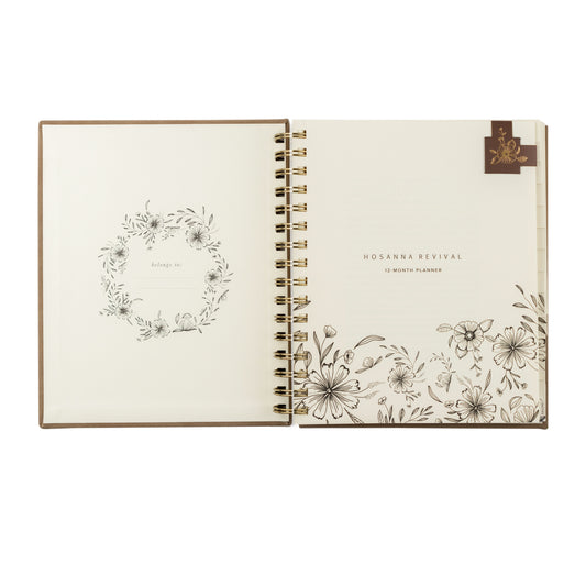 12-Month Undated Planner